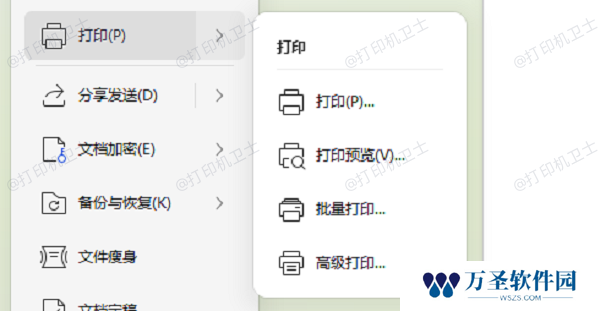 打印预览