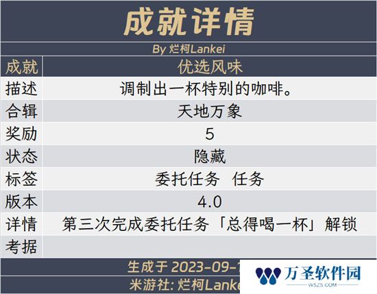 《原神》手游 优选风味成就解锁攻略